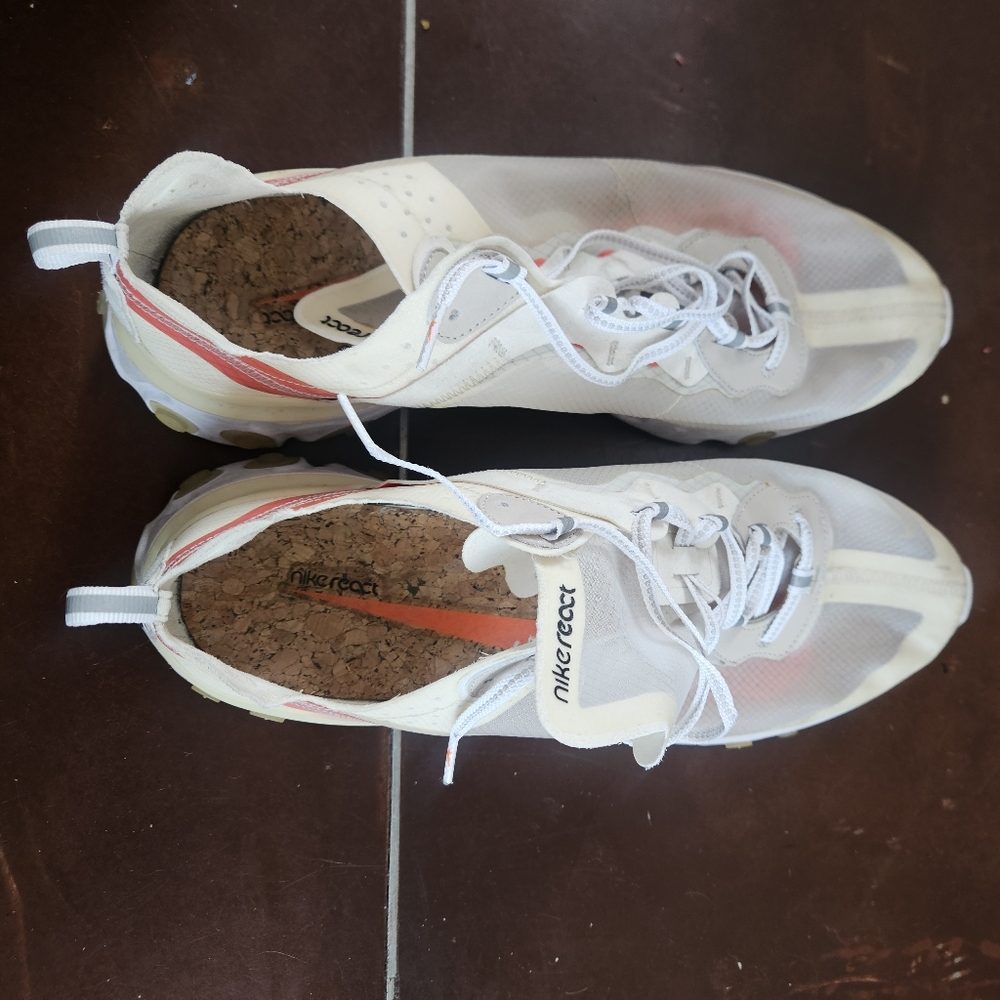 Nike React Element 87 Epic Sail Light Bone 15 - Picture 8 of 14